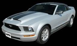 Ford Mustang APM Fiberglass KR Style Functional Hood - Primed - 811412
