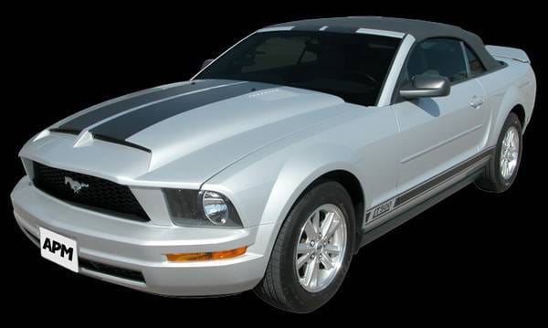 Ford Mustang APM Fiberglass KR Style Functional Hood - Primed - 811412