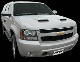 Chevrolet Tahoe APM Fiberglass with Z06 Style Scoops Functional Hood - Primed - 811432