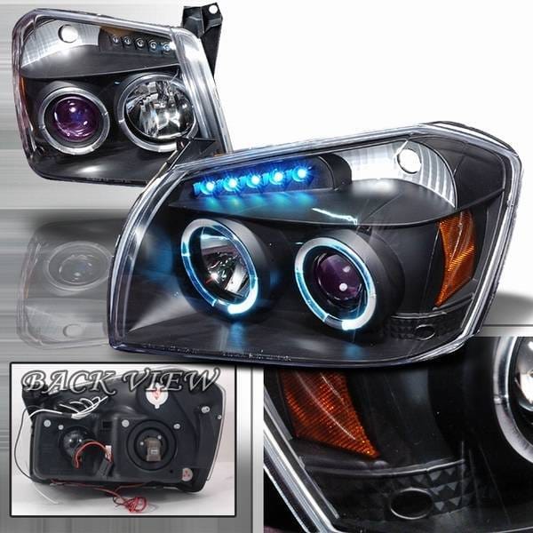 Dodge Magnum Custom Disco Projector Headlights - 2LHP-MAG05JMB-YD