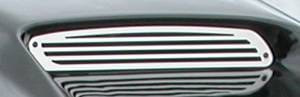 Ford F150 APM Stainless Steel Billet Vent Grille for G-Force Power Plastic Hood - 820013