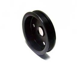 Auto Specialties Crank Pulley with 25 Percent Reduction - Hard Black Aluminim - 840097