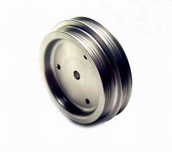 Auto Specialties Crank Pulley with 25 Percent Reduction - Full Charge 950 RPM - Hard Black Aluminum - 841302