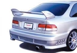 3pc Shark Wing Led Light Spoiler