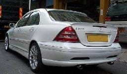 Mercedes-Benz C Class Bay Speed L-Style Rear Bumper - 3068L