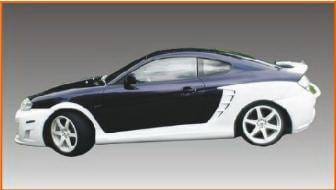 Hyundai Tiburon Bayspeed SC2 Style Full Body Kit - 8277SC2 1177SC2 3077SC2 thumbnail 2