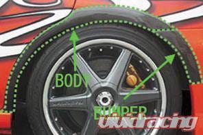 Subaru Impreza Chargespeed Body Over Fender & Bumper Part - 4PC thumbnail 3