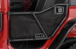 Jeep Wrangler Warrior Rear Tube Door Mesh Cover - 90777