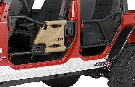 Jeep Cherokee Warrior Front Tube Door Mesh Cover - 4 Door - 90778