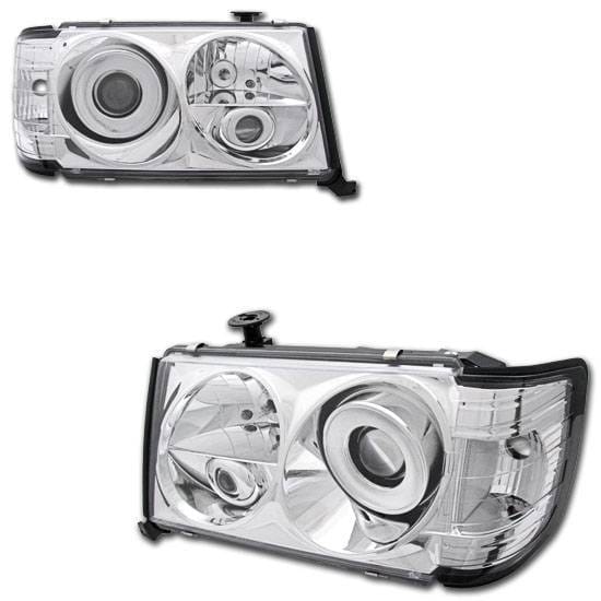 Chrome Projector Headlights - 300E 400E 500E