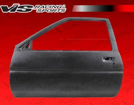 Toyota Corolla VIS Racing OEM Style Fiberglass Door - Pair - 84TYCOR2DOE-025