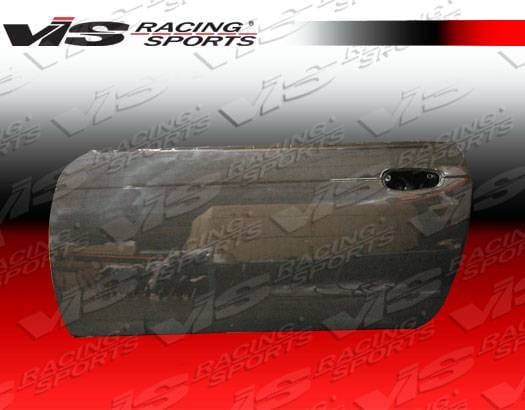 Nissan 240SX VIS Racing OEM Style Carbon Fiber Door - Pair - 95NS2402DOE-025C