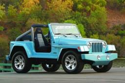Jeep Wrangler Xenon Urethane Fender Flare Kit including Side Skirts - 8740
