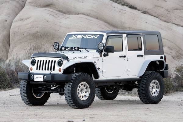 Jeep Wrangler Xenon Flat Panel Urethane Fender Flare Kit - 8870