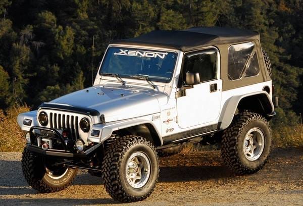 Jeep Wrangler Xenon Flat Panel Urethane Fender Flare Kit - 9080
