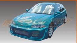 Honda Civic 2DR Bay Speed Octane Front Bumper - 8215SR