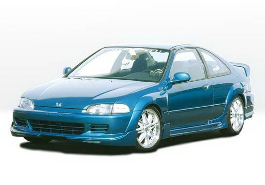 Honda Civic 2DR Wings West Extreme Fender Flare Set - 7PC - 890616
