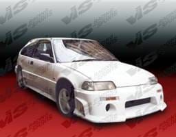 Honda Civic HB VIS Racing Quest Front Fender Flares - 88HDCVCHBQST-007
