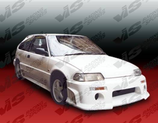 Honda Civic HB VIS Racing Quest Front Fender Flares - 88HDCVCHBQST-007
