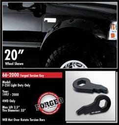 ReadyLift Forged Torsion Key Suspension Leveling Kit - 2.5 Inch Lift 33 Inch Max