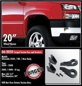 ReadyLift Forged Torsion Key Suspension Leveling Kit - 2.5 Inch Lift 33 Inch Max thumbnail 2