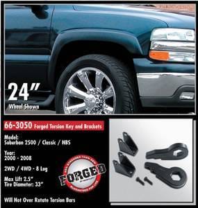 ReadyLift Forged Torsion Key Suspension Leveling Kit - 2.5 Inch Lift 33 Inch Max thumbnail 4