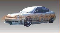 Dodge Neon Bay Speed Black Window Front Bumper - 8730BW