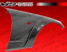 Honda S2000 VIS Racing Ami Carbon Front Fenders with Extension - 30mm - 00HDS2K2DAMI-007C