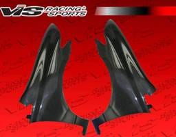 Honda Civic 2DR VIS Racing OEM Style Carbon Fiber Fenders - 06HDCVC2DOE-007C