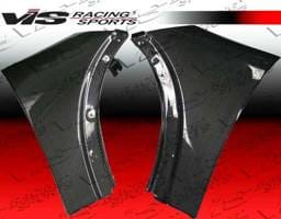 Mini Cooper VIS Racing OEM Style with O Side Marker Carbon Fiber Fenders - 02BMMC2DOES-007C