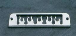 All Sales Third Brake Light Cover - Flame Design - Polished - 31015P