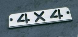 All Sales Third Brake Light Cover - 4X4 Design - Polished - 31004P