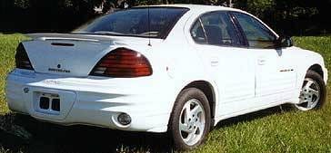 Pontiac Grand Am California Dream Custom Style Spoiler - Unpainted - 98N