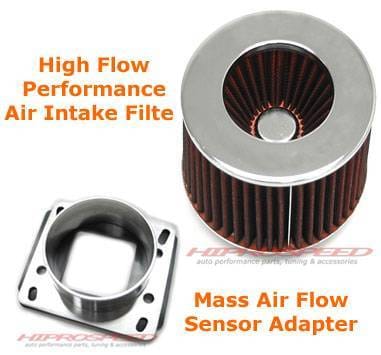 E30 Air Intake Filter With Air Flow Sensor Adapter