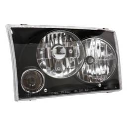 Ford F250 Superduty APC Headlights with Projector Foglights & Black Housing - 403622HLB