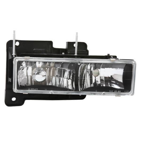 GMC CK Truck APC Headlights with Black Housing - 403660HLDB