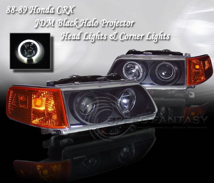 Black Headlights Amber