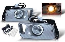 Honda Civic 2DR & 3DR WinJet OEM Fog Light - Clear - Wiring Kit Included - WJ30-0035-09