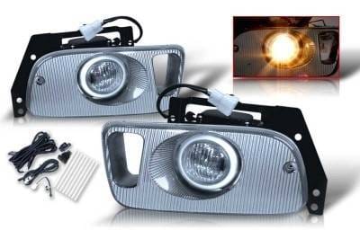 Honda Civic 2DR & 3DR WinJet OEM Fog Light - Clear - Wiring Kit Included - WJ30-0035-09