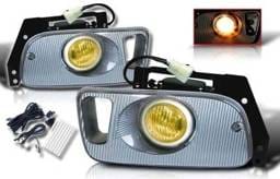 Honda Civic 2DR & 3DR WinJet OEM Fog Light - Yellow - Wiring Kit Included - WJ30-0035-12
