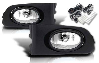 Honda Civic 2DR & 4DR WinJet OEM Fog Light - Smoke - Wiring Kit Included - WJ30-0036-11