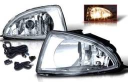 Honda Civic WinJet OEM Fog Light - Clear - Wiring Kit Included - WJ30-0033-09