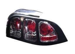 Ford Mustang APC Euro Taillights with Black Housing - 404138TLB