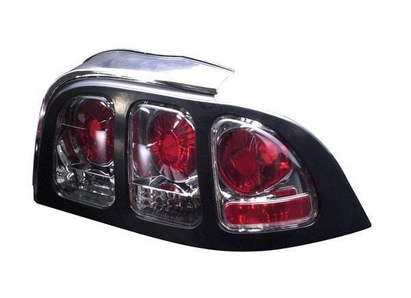 Ford Mustang APC Euro Taillights with Black Housing - 404138TLB