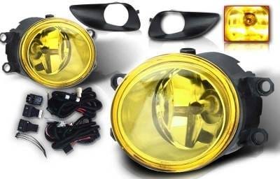 Toyota Yaris WinJet OEM Fog Light - Yellow - Wiring Kit Included - WJ30-0074-12