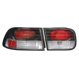 Honda Civic 2DR & 4DR APC Euro Taillights with Black Housing - 404150TLB