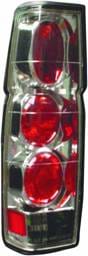 Nissan Pickup APC Euro Taillights with Chrome Housing - 404170TLR