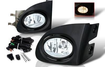 Honda Civic HB WinJet OEM Fog Light - Clear - Wiring Kit Included - WJ30-0084-09