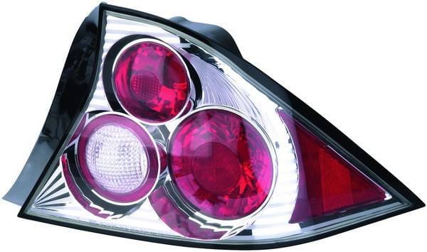 Honda Civic 2DR APC Euro Taillights with Chrome Housing - 404194TLR