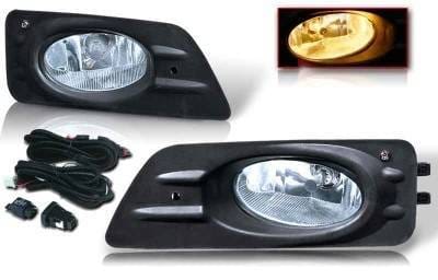 Honda Accord 4DR WinJet OEM Fog Light - Clear - Wiring Kit Included - WJ30-0085-09
